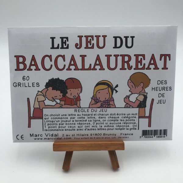 Le jeu du baccalauréat