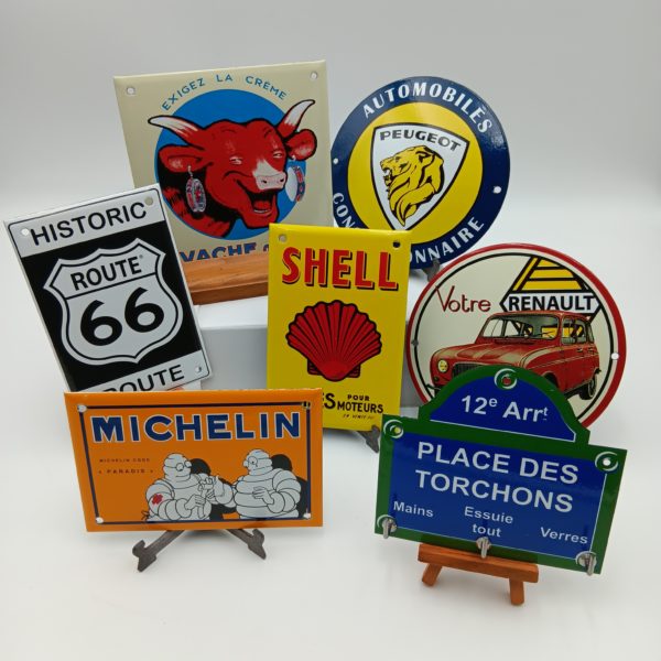 Plaques émaillées