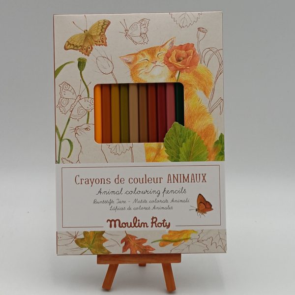 Crayon de couleur animaux
