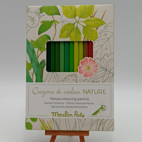 Crayons de couleur nature