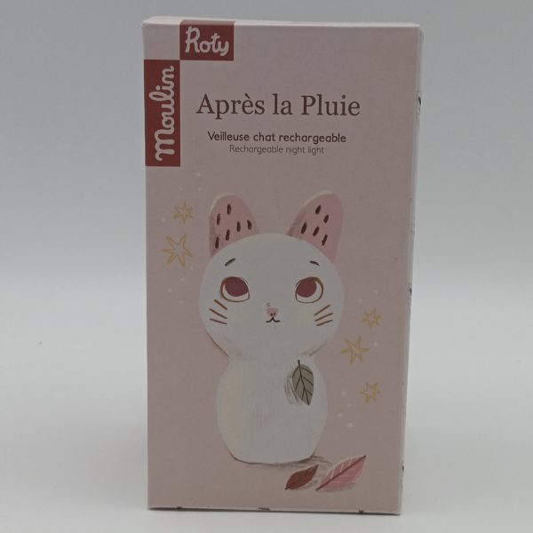 Veilleuse chat (après la pluie)