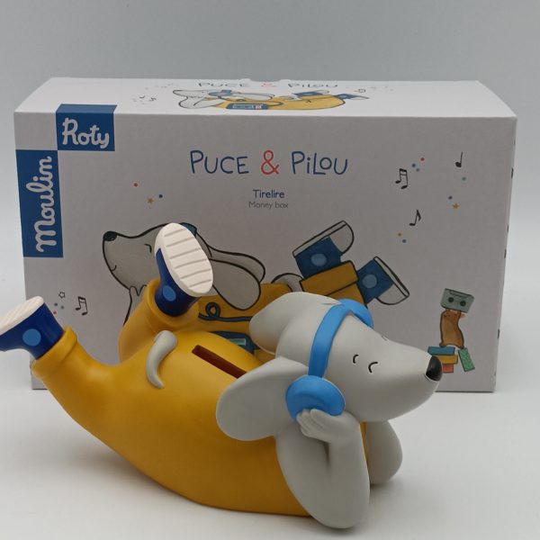 Tirelire Puce et Pilou